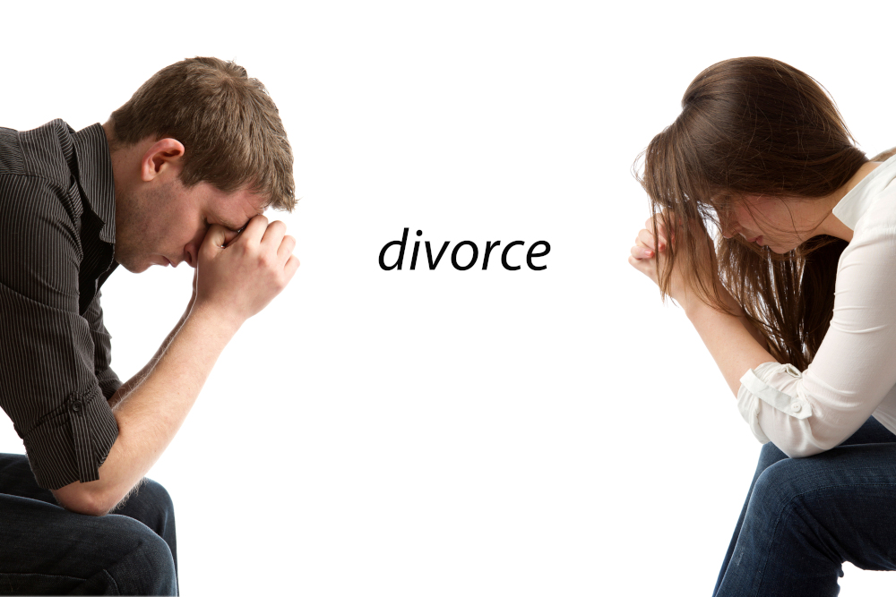 stock photo couple in divorce crisis 154250726
